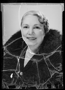 Portrait, Mrs. Sherman, Southern California, 1936
