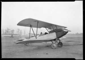 Air salesman, Gilfillan, Southern California, 1926