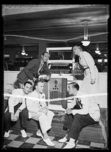 Radio artists, Robinson's radio department, Southern California, 1935