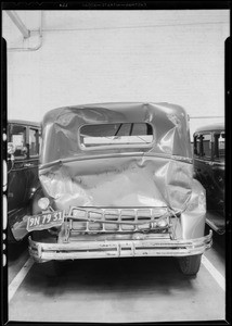 Rear view Buick sedan, Southern California, 1931