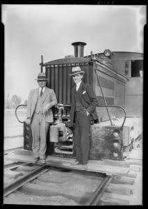 Officials inspecting plant at Baldwin Park, CA, 1928