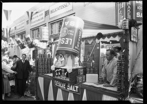 Booth at Hatten's New Market, Southern California, 1931