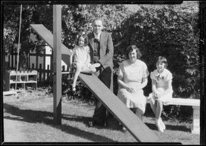 Playground of Mr. and Mrs. E.B. Flynn, 1319 North Ogden Drive, Los Angeles, CA, 1933