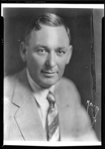 Portrait of Mr. Maddux, Southern California, 1930