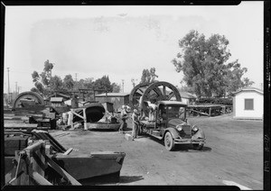 Associated Supply Co. truck at Los Nietos, Los Angeles, CA, 1929