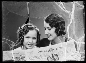 "We're housemakers, we read the Times women's page", Los Angeles Times, Southern California, 1935