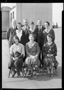 Employees nominated for club, The Broadway department store, Los Angeles, CA, 1931