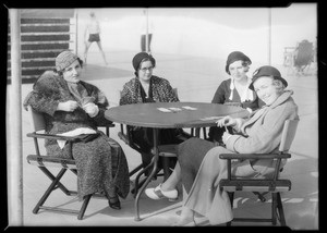 Sports on the sand, Bel-Air Bay Club, Los Angeles, CA 1932