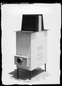 Floor furnace, dual heater, Southern California, 1933