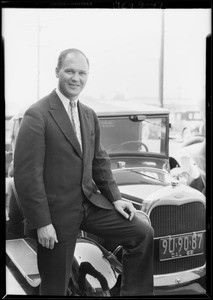 Vice President D.W. Fomlinson, Maddux Air Lines, Southern California, 1929