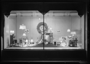 Christmas windows, Robinsons, Southern California, 1929