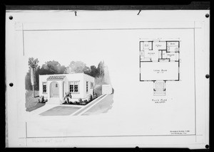 Architectural drawings, Southern California, 1926