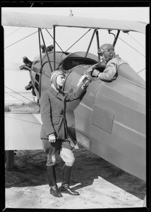 National Forest reserve men and cigarette test, Southern California, 1930