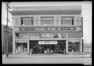 Exterior of Dresslar Hardware Co., Southern California, 1931