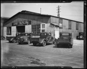 1935 Ford delivery truck, police department license E17886, Southern California, 1935