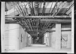 Plumbing installations at County Hospital, Howe Brothers, Los Angeles, CA, 1931