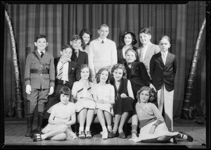 Kiddies recital, Miss Cleveland, Southern California, 1932