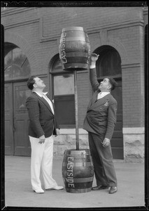 Strong man and Eastside executive, Southern California, 1935