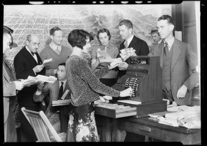 Terrace Park opening sale, Los Angeles, CA, 1931