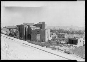 Houses on hillsides - 4154, Southern California, 1924