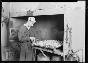 Yo-yo' shop, auto paint shop, Southern California, 1929