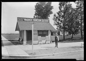 Real estate office in Van Nuys, Los Angeles, CA, 1926