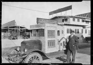 New offices and truck, Southern California, 1926
