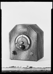 Small radio set, National Auto School, Southern California, 1931