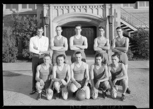 Basketball team, Mr. Lambert, Manager, Southern California, 1925