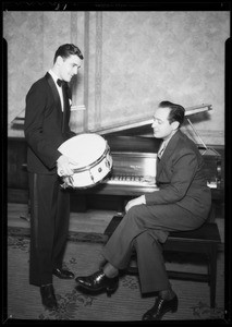 Ted Fio Rito at piano, Southern California, 1935