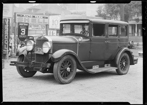 Moon sedan, Studebaker sedan, Myers assured, Southern California, 1932