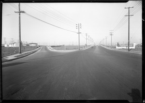 Intersection of Mines Avenue and South Lorena Street, Los Angeles, CA, 1934