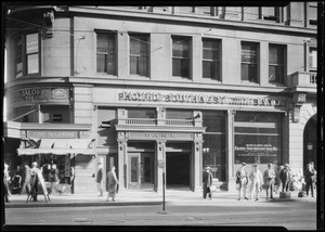 Pacific Southwest Bank, 2nd & Spring Branch, Los Angeles, CA, 1924