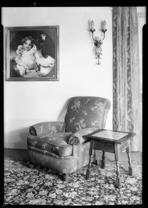 Furniture for Mrs. Tolder, Southern California, 1930