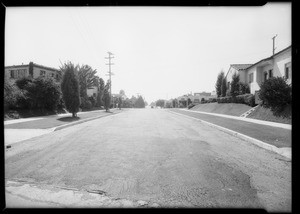 Intersection, West 8th Street and South Highland Avenue, Los Angeles, CA, 1932