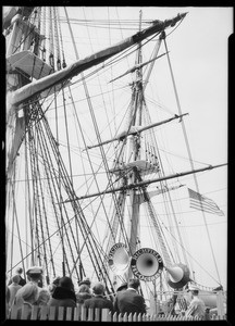 Speakers at 'Old Ironsides', Southern California, 1933