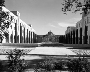 Landscape and buildings in the California Institute of Technology