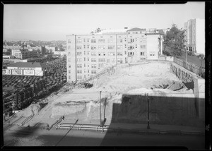 Fruit growers building location, Southern California, 1934