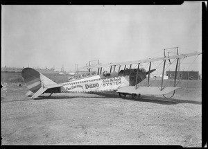 Airplane & auto, Duro Paint Company, Southern California, 1924