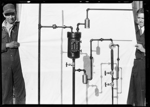 Gas odorizer & gas flow measuring device, Southern California, 1931