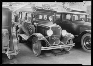 DeSoto sedan, Universal Insurance Co., Southern California, 1931