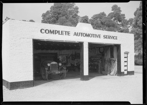 Service station, 1535 North Western Avenue, Los Angeles, CA, 1935