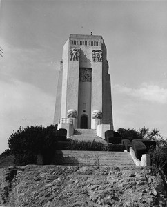 The Tower of Legends at the Forest Lawn Memorial Park