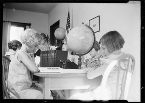 Girls school, Azusa, CA, 1933