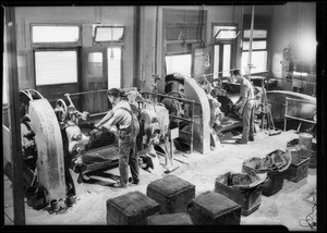 Mill room, Kirkhill Rubber Co., Southern California, 1933