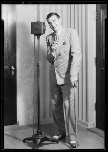 Publicity for radio and movies, Ken Murray, Southern California, 1931