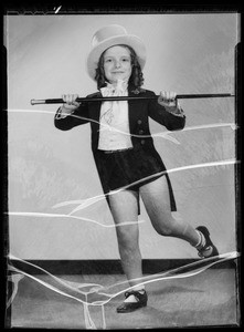 Grace in costumes, Southern California, 1935