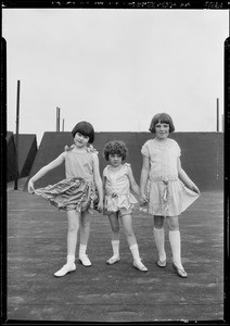 Kiddies fashion show for George, Broadway Department Store, Southern California, 1926