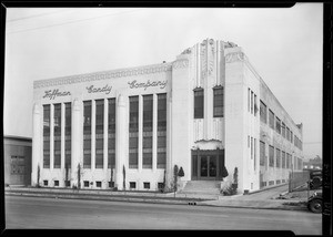 Exterior of building, Hoffman Candy Co., Los Angeles, CA, 1929