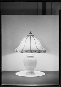 Table lamp (to be printed futuristically), Southern California, 1929